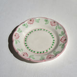 handpainted ceramic plate molleni