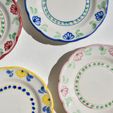 handpainted ceramic plate molleni