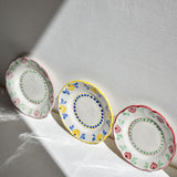 handpainted ceramic plate molleni