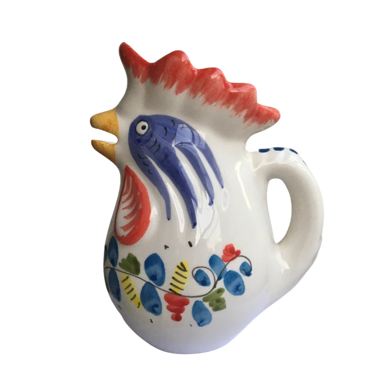 Yellow rooster pitcher