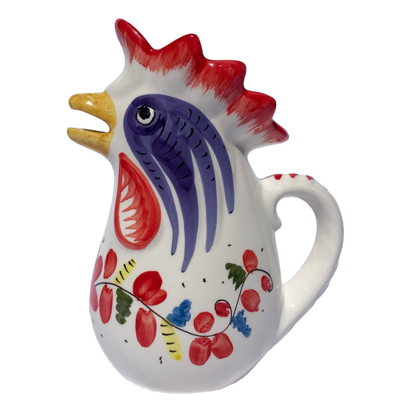red ceramic pitcher from Italy