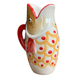 red ceramic pitcher from Italy